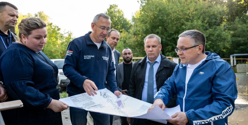 В Калуге началась реконструкция  дороги к онкологическому диспансеру