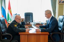 Губернатор Калужской области встретился с начальником Обнинского учебного центра Военно-морской академии