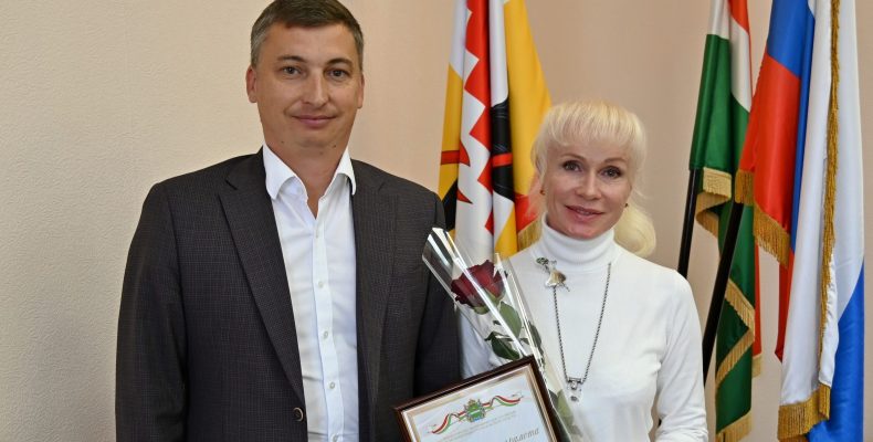 Предприниматель Надежда Клещёва награждена Почётной грамотой