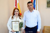 Вероника Сухарева награждена Благодарностью