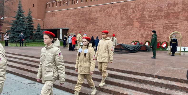 Учащиеся Ильинской школы побывали на уроке Мужества в Москве